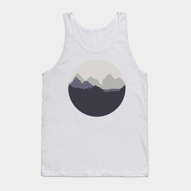 Mountains Tank Top by elyinspira